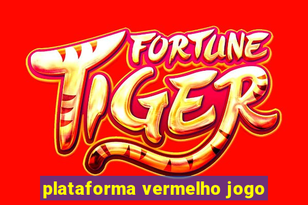 plataforma vermelho jogo