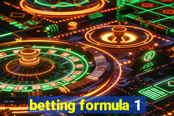 betting formula 1