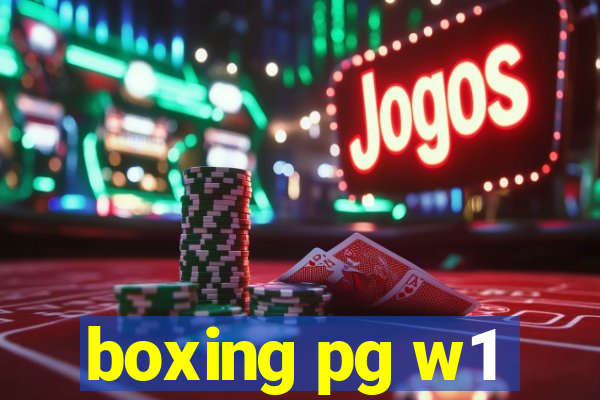 boxing pg w1