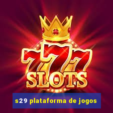 s29 plataforma de jogos