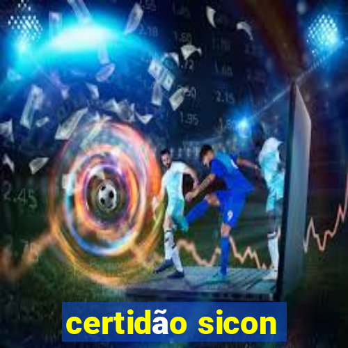 certidão sicon