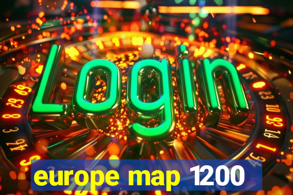 europe map 1200