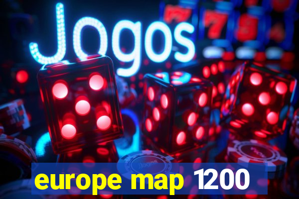 europe map 1200