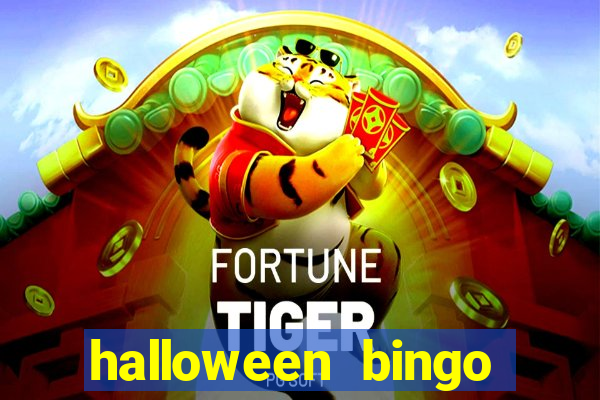 halloween bingo cards with numbers