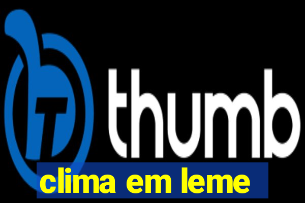 clima em leme