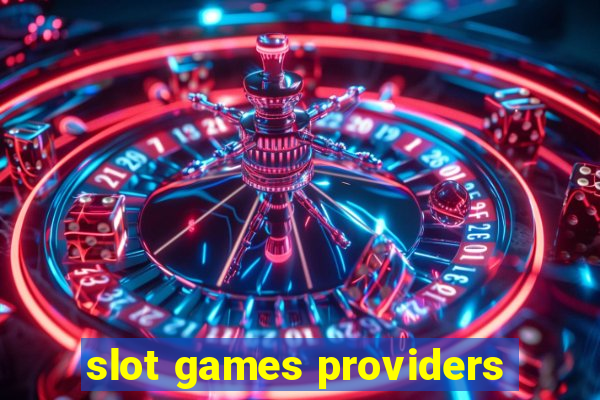 slot games providers