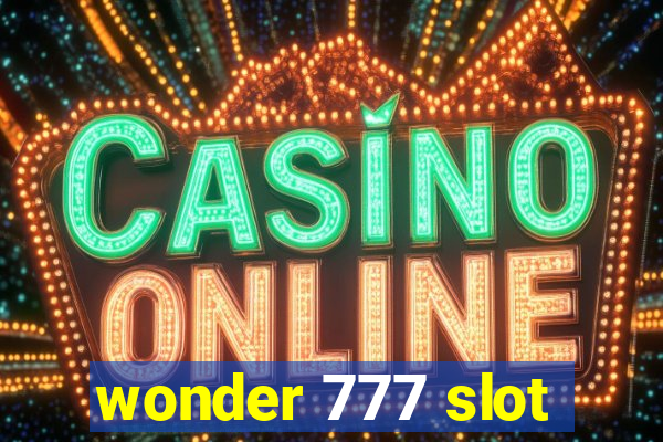 wonder 777 slot