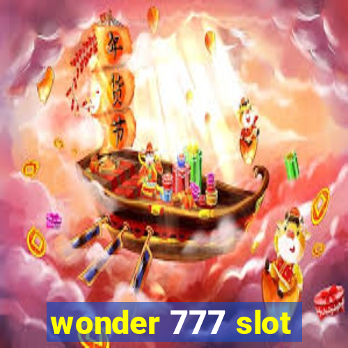 wonder 777 slot