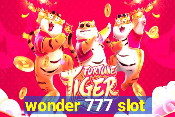 wonder 777 slot