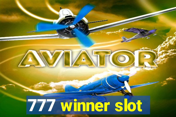 777 winner slot