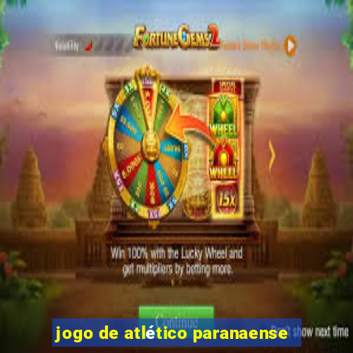 jogo de atlético paranaense