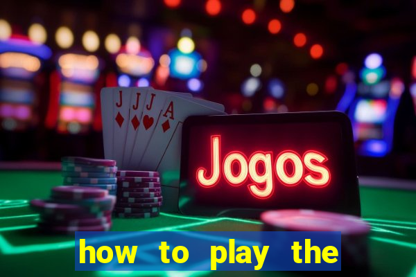 how to play the buffalo slot machine