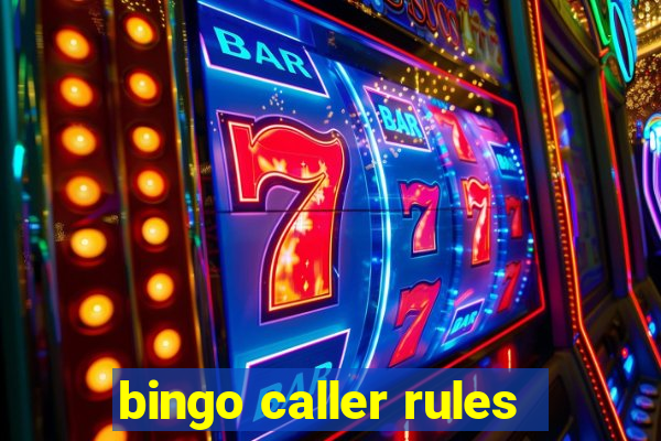 bingo caller rules