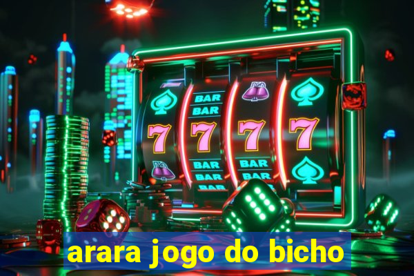 arara jogo do bicho