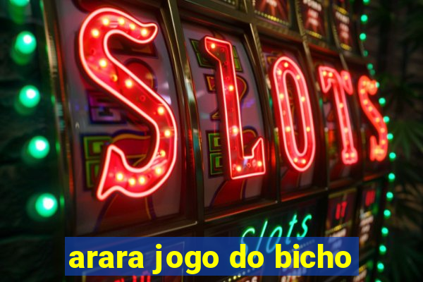 arara jogo do bicho