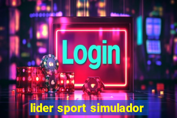 lider sport simulador