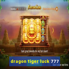 dragon tiger luck 777