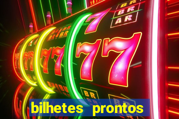 bilhetes prontos futebol hoje